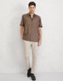RADEN SHORT SLEEVE SHIRT (BRUNETTE BROWN)